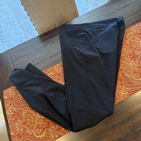 Peter Millar Crown Crafted Bingham Performance 5 Pocket Pants Black 38x34 $185 - Picture 3 of 8